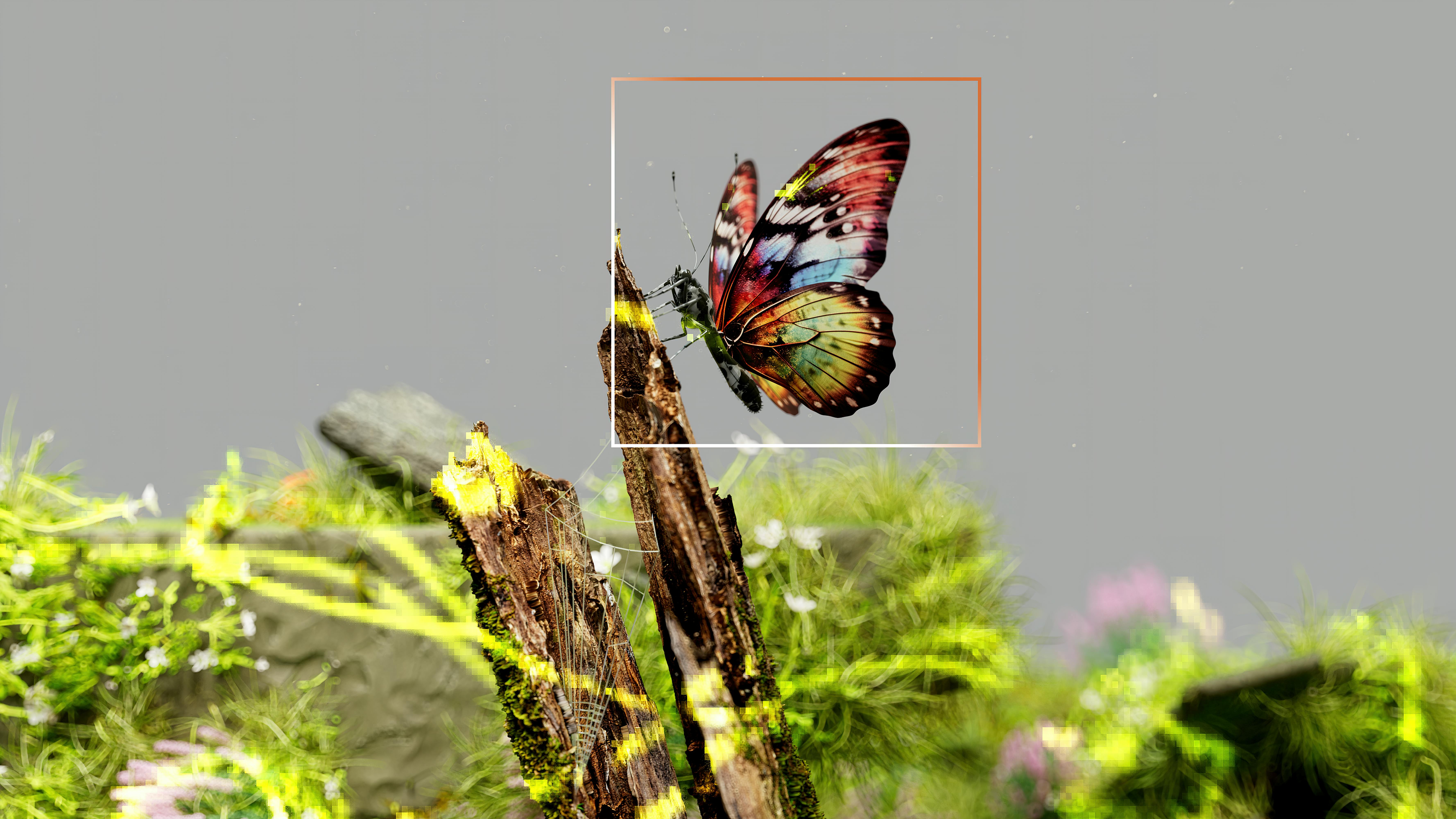Google Deepmind image of a butterfly with multiple colors
